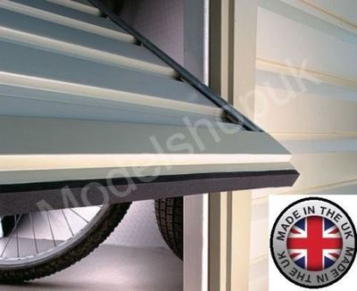 Garage Door Leaf Stopper Self Adhesive Draught Excluder Dirt Grabber Tape Strip 5077074866196 Ebay