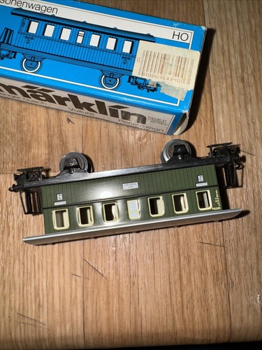 Vintage Marklin Ho 4040 /1753 2nd Class Local Passenger Car Tin New - Picture 3 of 5