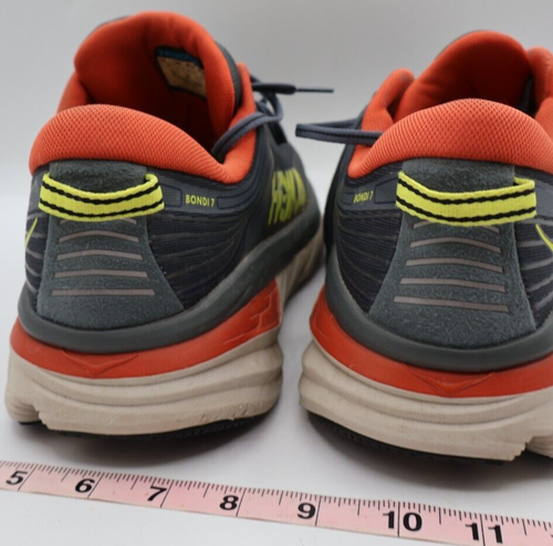 Size 11 - Hoka One One Bondi 7 Gray - Picture 7 of 10