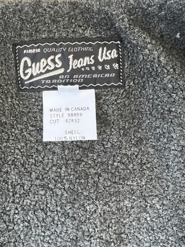 Abrigo de nailon metálico con cremallera 98859 para mujer GUESS JEANS talla grande - Imagen 11 de 14