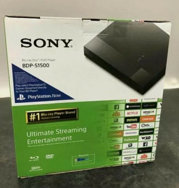 Sony BDP-S1500 Blu-ray Disc Player - Black for sale online | eBay