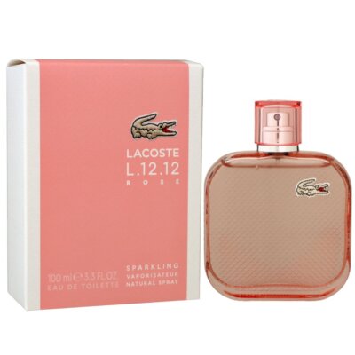 Lacoste L.12.12 Rose Sparkling 100 ml Eau de Toilette EDT Damenduft Damen Duft