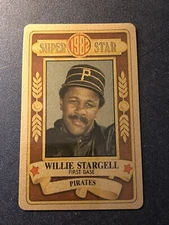 1982 PERMA-GRAPHICS WILLIE STARGELL SUPER STAR CREDIT CARD-GOLD