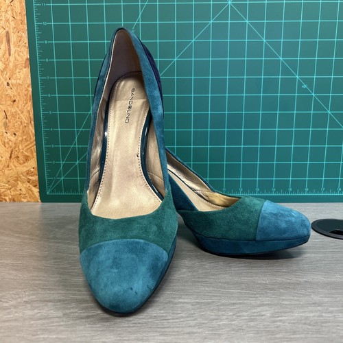 Bandolino Green Blue Heels Size 10
