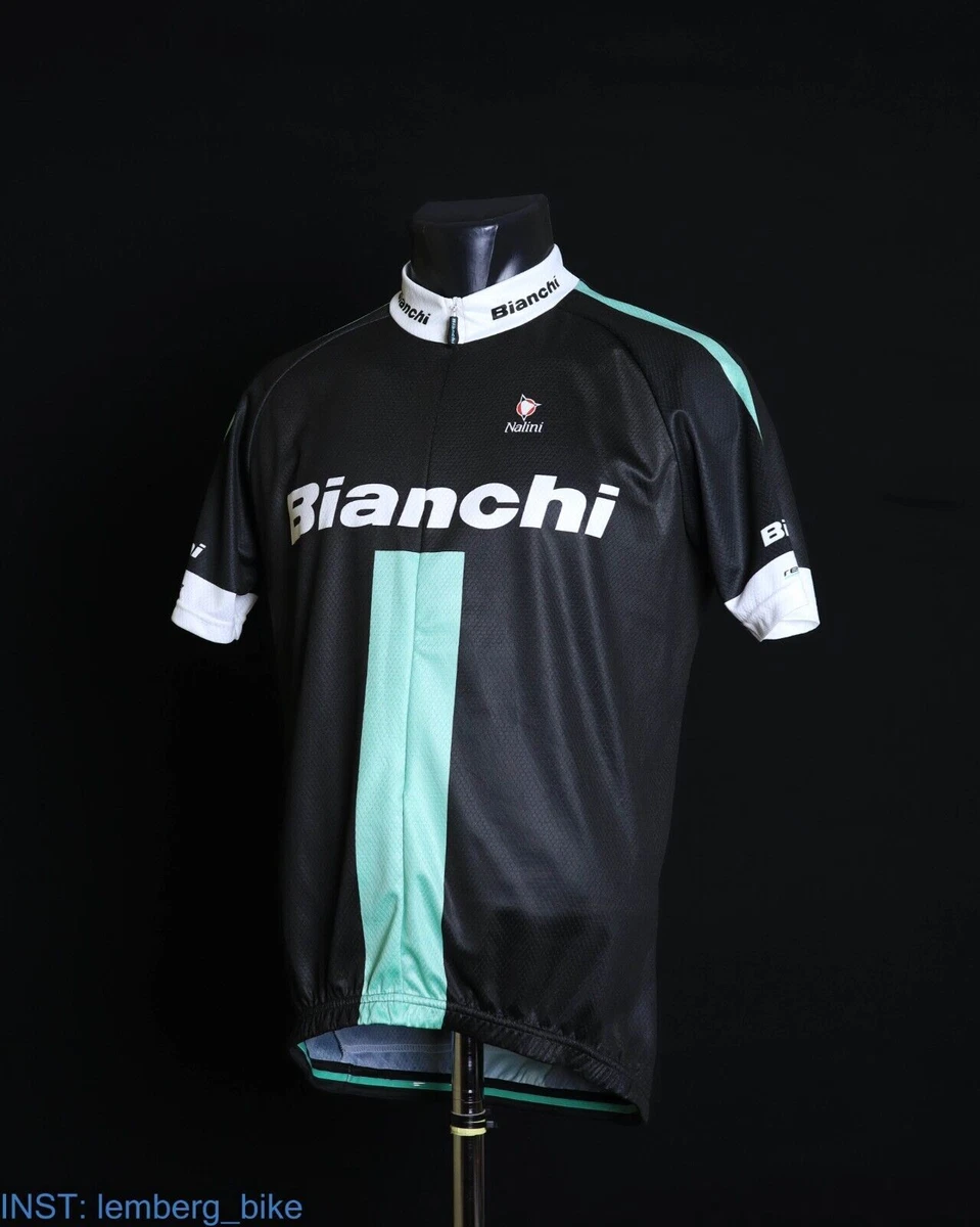 Maillot cycliste Bianchi milano noir grand