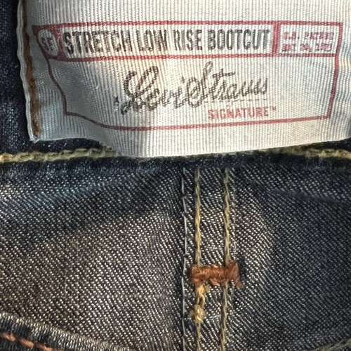 NWT Levi Strauss Signature Women's Stretch Slim Fit Boot Cut Jeans Size 14 Short - Picture 11 of 12