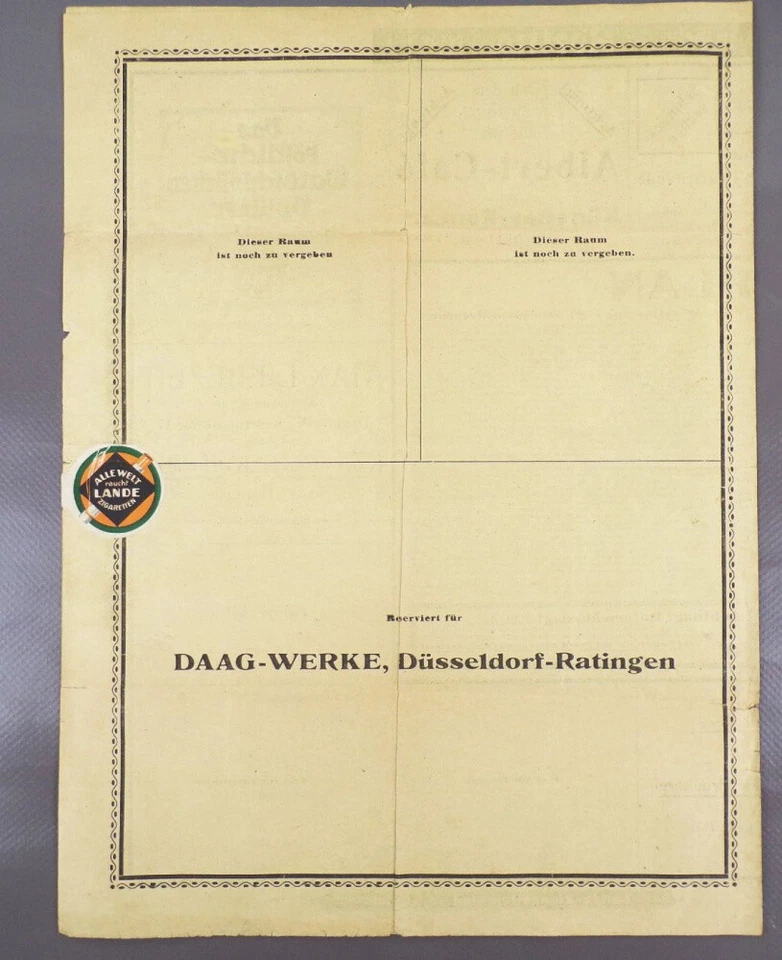 Sarrasani Spielplan Zirkus Dresden Circus um 1910 - Bild 3 von 4
