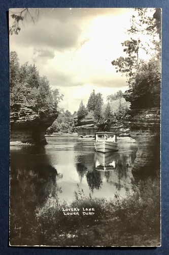 RPPC x7 postales Wisconsin Dells Lover's Dells Hawk's Bill Sugar Bowl Grotto - Imagen 6 de 15