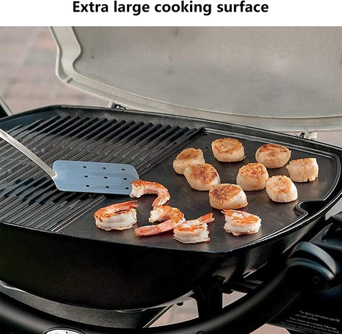 Gusseisen Bretpfane Grillplatte für Weber Q120 Q1000 Q1200 Series Grill Modelle - Bild 11 von 12