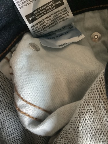 Levi’s Kids Jeans Dark Blue Size 14 - Picture 5 of 6