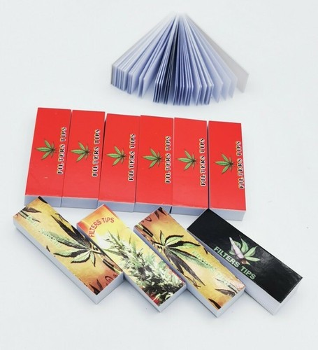 DUFT Filter Tips Red Roaches Paper Card Rolling Roach Filter Tip 50 pro Heft - Bild 3 von 9