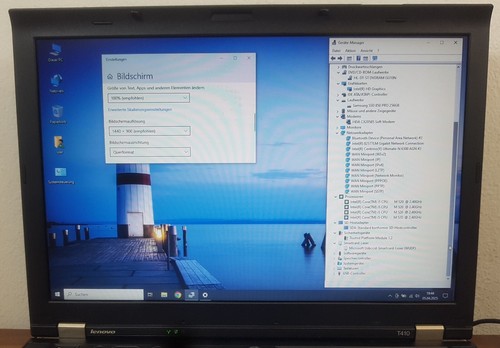 Lenovo ThinkPad T410 Intel i5 2,4GHz 8GB 256GB SSD Win 10 Pro 1440x900 WXGA+ - Bild 4 von 9