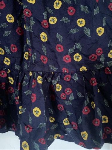 Il Gufo, Girls Dress, 3 Years Long Sleeve Floral Navy NWT - Picture 2 of 9
