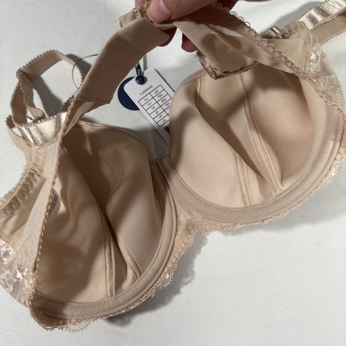 Nuevo con etiquetas Sujetador Aubree Acolchado Media Taza Con Alambre en Beige #U1161 - Imagen 11 de 11