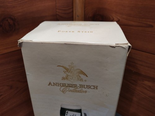 2006 ANHEUSER-BUSCH POKER CS676 STEIN IN ORIGINAL BOX - Picture 2 of 20
