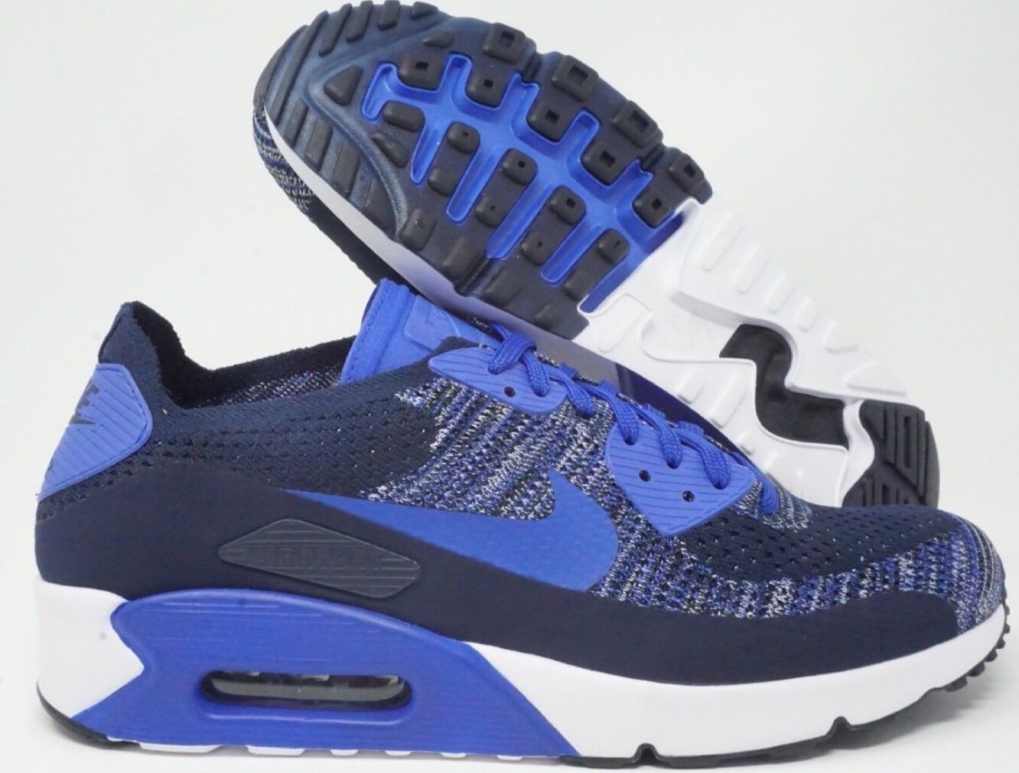 Nike air max 90 ultra 2,0 flyknit 875943-400 college blu navy uomini scarpa sz 10,5 Nike air max 90 ultra 2,0 flyknit 875943-400 college blu navy uomini scarpa sz 10,5