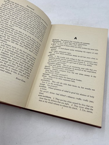 Edgar’s Comic Dictionary - Evan Esar (Vintage Hardcover Book 1943) First Edition - Imagen 8 de 8