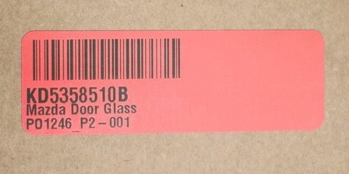 NEW OEM Mazda Passenger Front Door Glass KD5358510B Mazda CX-5 2013-2016 - Foto 2 di 4