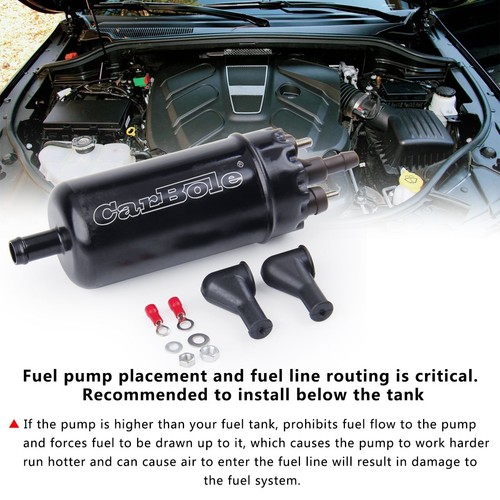 Bomba De Gasolina Universal Inline Fuel Pump Para Combustible Auto Camioneta NEW - Picture 10 of 20