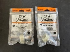 Lot of 2 SharkBite Push Fit 1/4" x 7/8" BC Toilet Connector PEX CPVC Copper