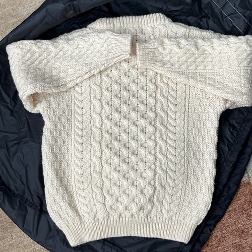 NWT JM Cooper Child Boys Girls Fisherman 100% Wool Sweater Jumper Size 3-4 year - Picture 4 of 12