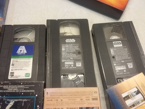 VTG Star Wars VHS Lot 1988 Trilogy, Phantom Menace Collector's edition, rare 198 - Picture 24 of 24