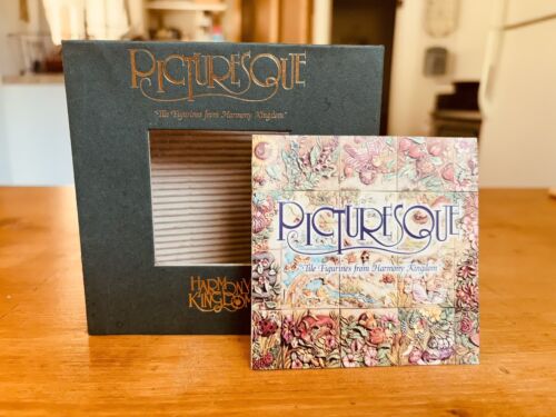 Picturesque Byrons Secret Garden Mum Flowers Magnetic Tile Harmony Kingdom - Picture 2 of 3