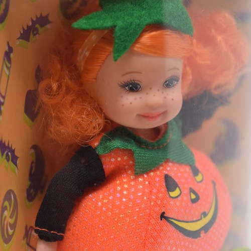 2007 Barbie Halloween Fiesta Kelly Miranda Calabaza Jack O Linterna Disfraz Naranja - Imagen 9 de 10