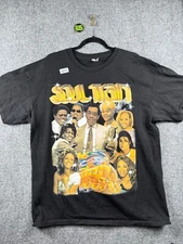 Vintage Soul Train Shirt Size XL Adult Short Sleeve Don Cornelius Dance Disco