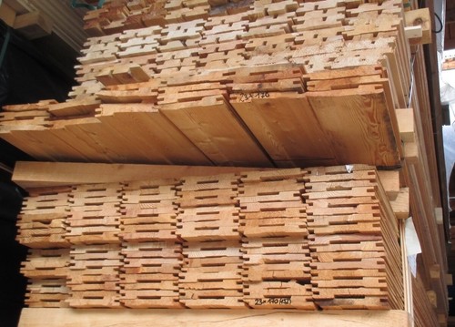 Lärchenholz Boden - Deckel Schalung Nut-Feder 23 x 170 mm, B/C Sortirung - Bild 2 von 8