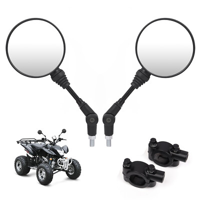Universal Motorcycle Convex Rear View Mirror 10mm For Kawasaki KLX400 KLX250S Universal Motorcycle Convex Rear View Mirror 10mm For Kawasaki KLX400 KLX250S