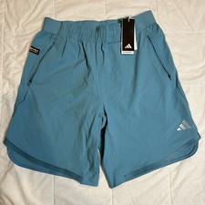 Men’s Adidas Designed 4 Training Cordura 9” Workout Shorts, Blue Size M, IC2071