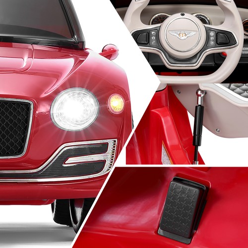 Kids 12V Electric Ride On Car Toys LICENSED Bentley Style w/ 2.4G Remote Control - Picture 4 of 9