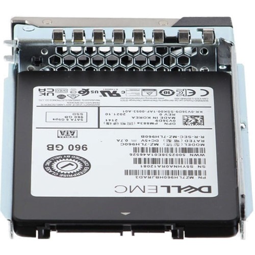 Dell 960GB 0V36D9 V36D9 EMC 6Gbps RI TLC 2.5'' SATA SSD 14/15/16G KIT NEW - Afbeelding 3 van 5