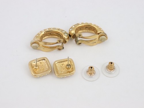 Swarovski Swan Logo Necklace Bracelet Earring Jewelry Lot Crystal Rhinestone - Picture 14 of 16