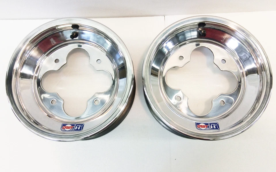 DWT A5 Rolled Lip ATV Front Wheel PAIR 10" 10x5 4+1 4/144 Suzuki LTR450 LTZ400 - Image 3 of 3