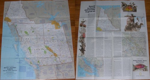 National Geographic Maps Inserts Posters 1940's 1950's 1960's 1970's PICK 1 MAP - Imagen 339 de 367