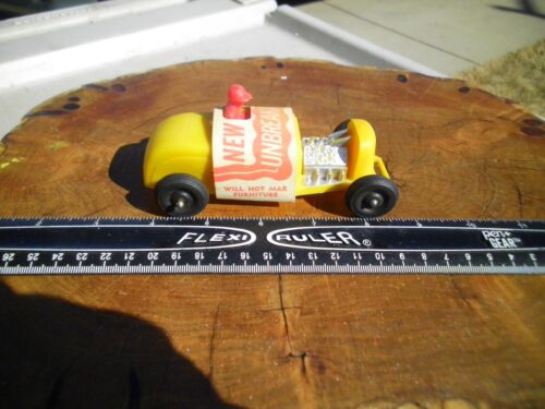 VINTAGE 1950s PROCESSED PLASTICS HOT ROD ROADSTER RACE CAR IN ORIGINAL PACKAGING - Picture 2 of 5