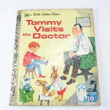 Vintage Tommy Visits The Doctor Little Golden Book Original Receipt 1980