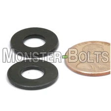 SAE Flat Washers, Steel w/ Black Oxide - US / Inch #4 #5 #6 #8 #10 1/4"