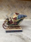 Jim Shore Heartwood Creek Santa in Sleigh Event Figurine