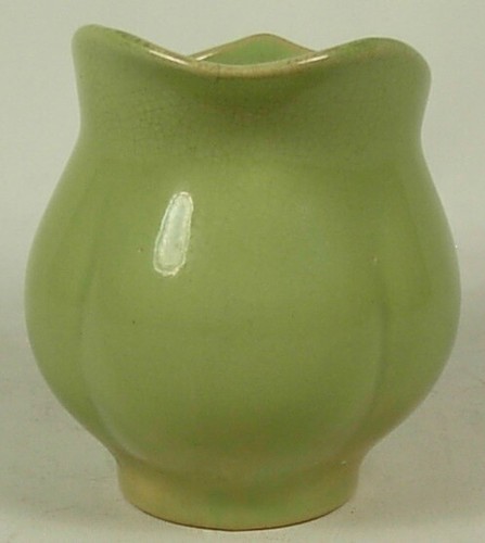 JARRA DE CREMA VERDE CERÁMICA ROSAMEADE NORTE DAKOTA - Imagen 3 de 6