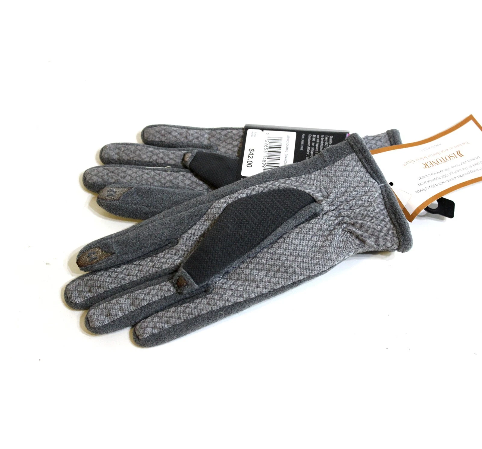 Isotoner Women's Winter Gloves Size M L Gray
