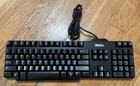 Dell Usb wired black keyboards, Optical Mouse & Power cord
