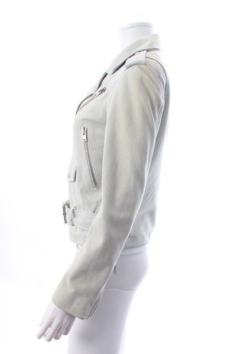IRO Guape Suede Biker Jacket / Blue / RRP - Picture 2 of 6
