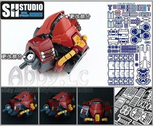 Para MG 1/100 Sazabi ver ka modelo SH detalles de estudio agregar pieza hoja de grabado MSN-04 - Imagen 4 de 12