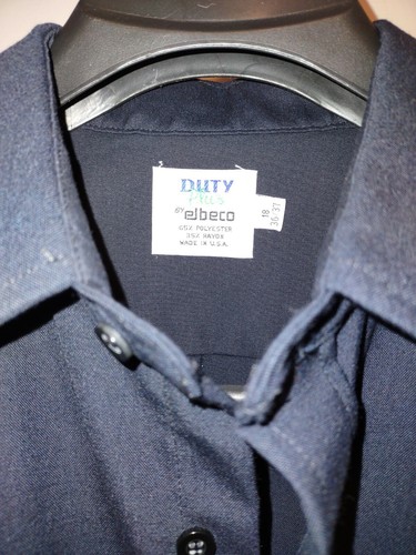 NWT Elbeco Security shirt Dutyplus 00214-3 18/37 Blk ..27 in chest 32 lgth - Picture 4 of 5