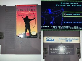 LOT of 5 Nes Nintendo Games Top Gun + Track +Bayou +Robin hood +Total Recall