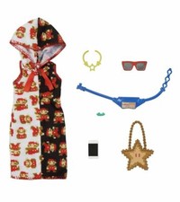 Barbie Clothing Fashion Pack Super Mario Hoodie Dress Casual Outfit  Open Packag