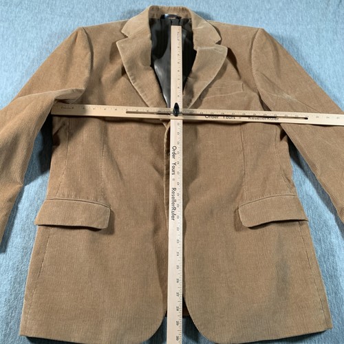 Dockers Blazer Mens 44R Brown Tan Corduroy Two Button Sport Coat Cotton Lined - Picture 4 of 10